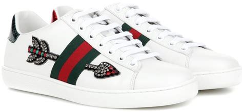 gucci ace sneakers 2020|Gucci ace embellished leather sneakers.